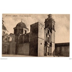 Tarjeta postal de monovar iglesia