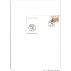 Tarjeta con cuño matasellos especiales inca