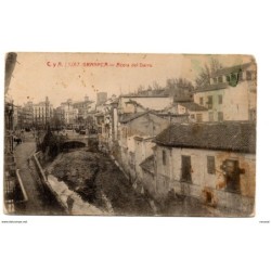 Tarjeta postal de Granada Acera del darro