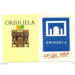 Tarjeta de orihuela con etiqueta de 1994