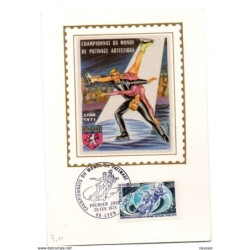Tarjeta maxima de francia de 1971