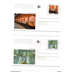 Enteros postales especial de belgica Bk 523