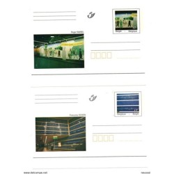 Enteros postales especial de belgica Bk 745