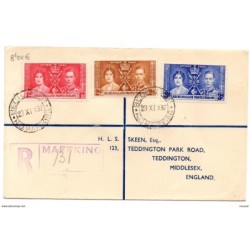 Carta de bechualand de 1937 certificada