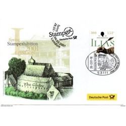 Carta con matasellos commemorativo del 2001 stampex