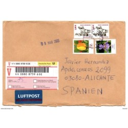 Carta con matasellos de alemania 2009