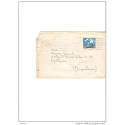 Carta con direccion a yugoslavia