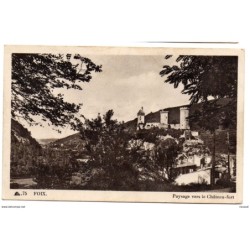 Tarjeta postal de Foix  circulada