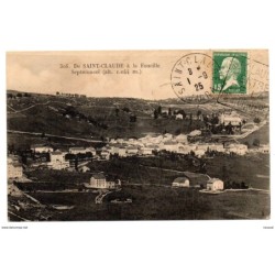 Tarjeta postal de saint claude a la faucille circulada 1925
