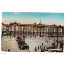 Tarjeta postal de Toulouse Hotel de villecirculada