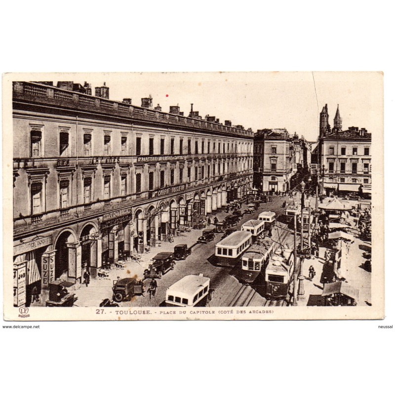 Tarjeta postal de Toulouse Place du capitole Tarjeta postal de Toulouse Place du capitole