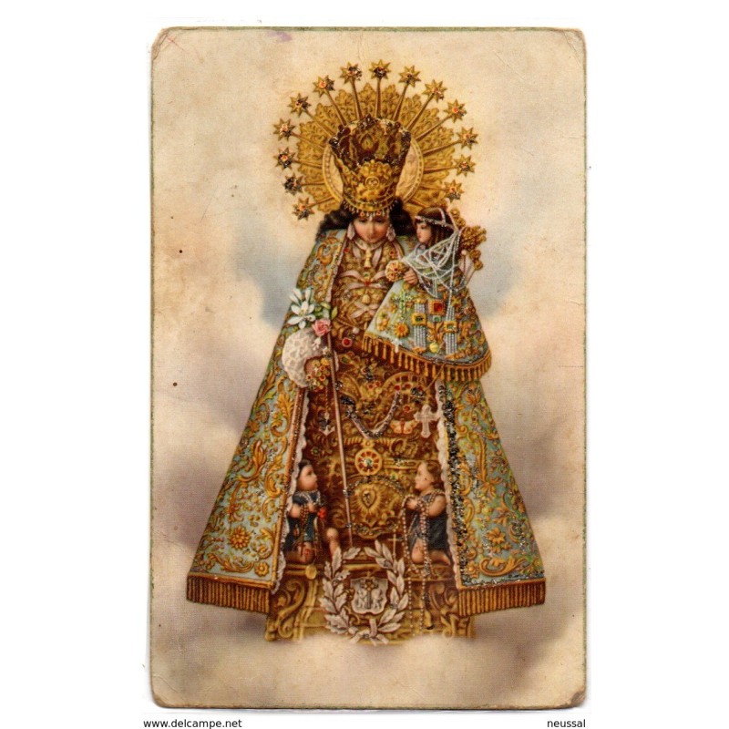 Tarjeta postal de virgen Tarjeta postal de virgen
