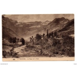 Tarjeta postal de gavarnie le cirque et le gave