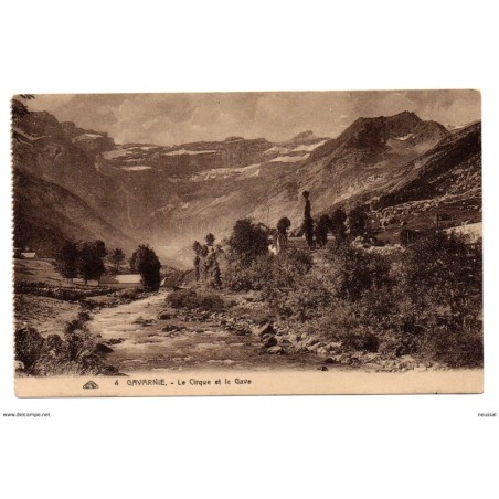 Tarjeta postal de gavarnie le cirque et le gave