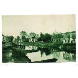 Tarjeta postal de le marais poitevin la sevre niortaise a coulon