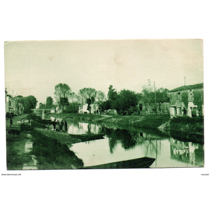 Tarjeta postal de le marais poitevin la sevre niortaise a coulon Tarjeta postal de le marais poitevin la sevre niortaise a coulon