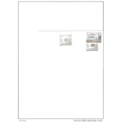 Carta con cuño 100 años de telefono