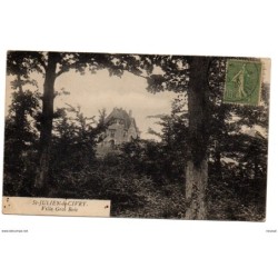 Tarjeta postal de st juliendecivry villa gros bois circulada