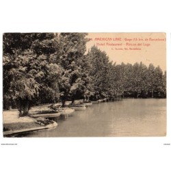 Tarjeta postal de american lake hotel restaurant rincon del lago