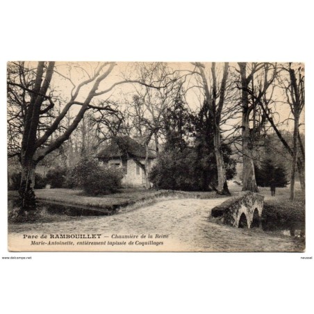 Tarjeta postal de rambouilletchaumiere de la reine marieantoniette