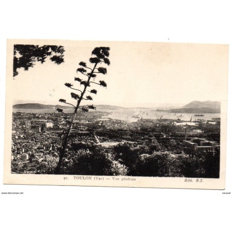 Tarjeta postal de toulon vue generale