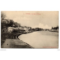 Tarjeta postal de auxerre les quais de lyonne