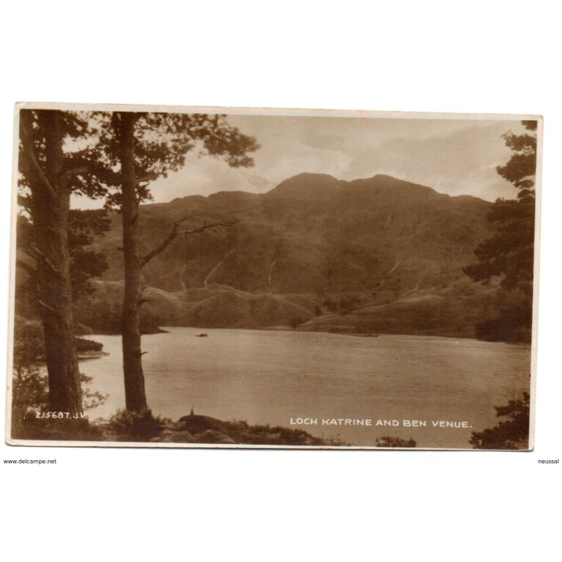 Tarjeta postal de loch katrine Tarjeta postal de loch katrine