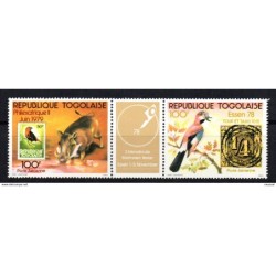 Serie n A362A Togo viñeta marron