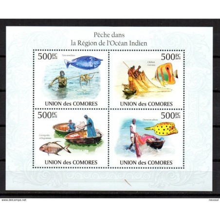 Serie en hb peces de comores 2010