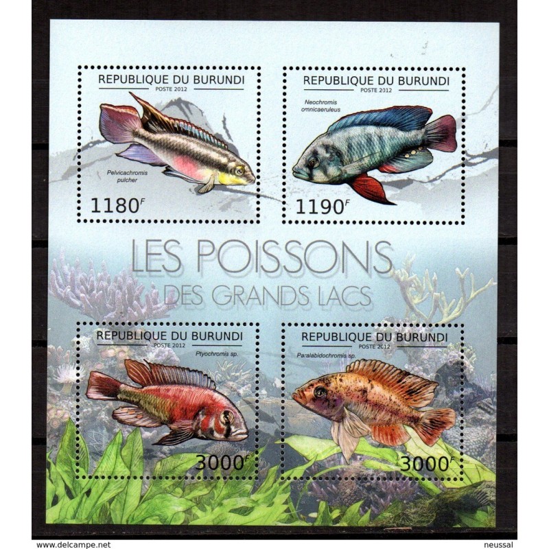 Serie de peces Burundi Serie de peces Burundi