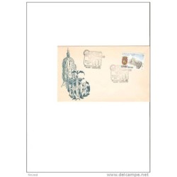 Carta con cuño De la peseta al euro