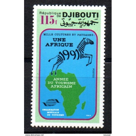Sello n 671 Djibuti