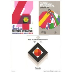 3 postales feria muestrario internacional