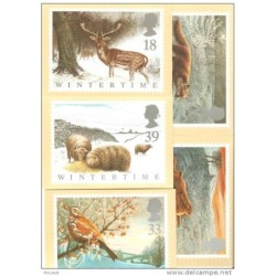 5 tarjetas postales