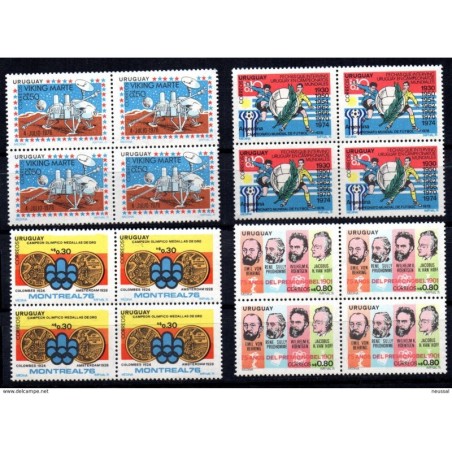 Serie en bloque de 4 n 95861  Uruguay