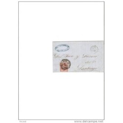 Carta con cuño de barcelona direccion a cadiz