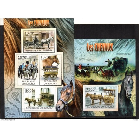 Serie de caballos  Hb les chavaux de burundi 2012
