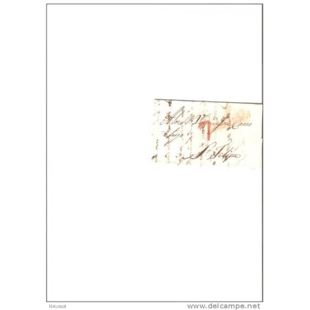 Carta direccion san felipe con cuño 7 en rojo