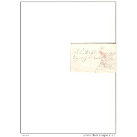 Carta  direccion barna de calaf  con 1 R en rojo