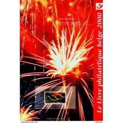 Libro completo de belgica de 2000 con sellos matasellos de favor