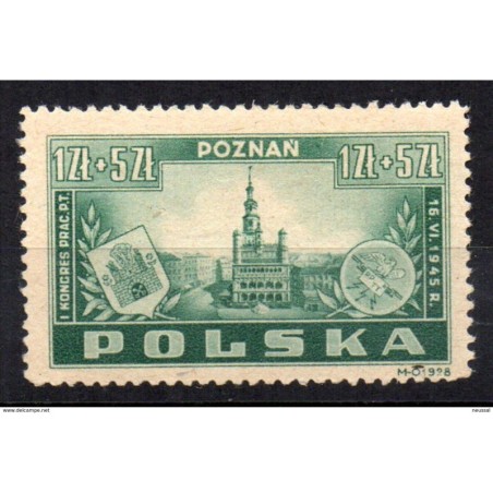 Sello  n 447  Polonia