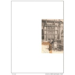 Tarjeta postal  con cuño astorga