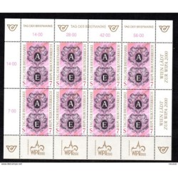 Sello n 2049 en bloque de 8  austria