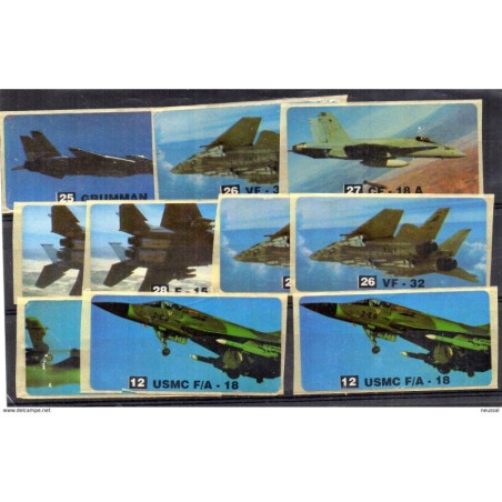 Ficha etiquetas de aviones