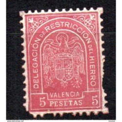 Fiscal delegacion restriccion del hierro valencia 5 ptas