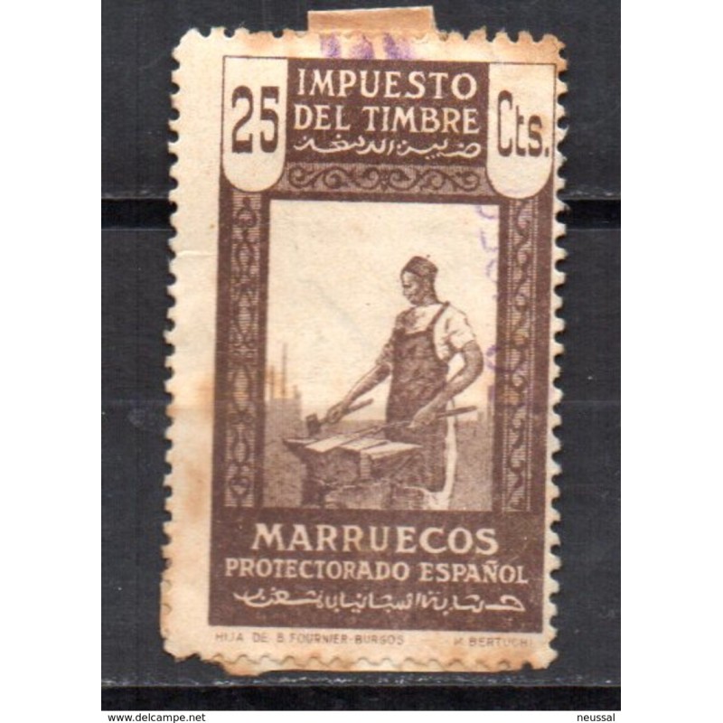 Impuesto de marruecos de 25cts Impuesto de marruecos de 25cts