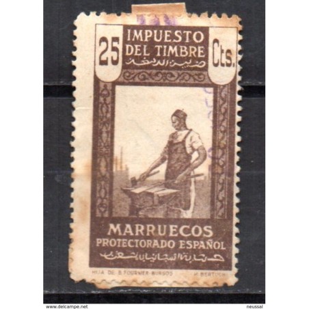 Impuesto de marruecos de 25cts