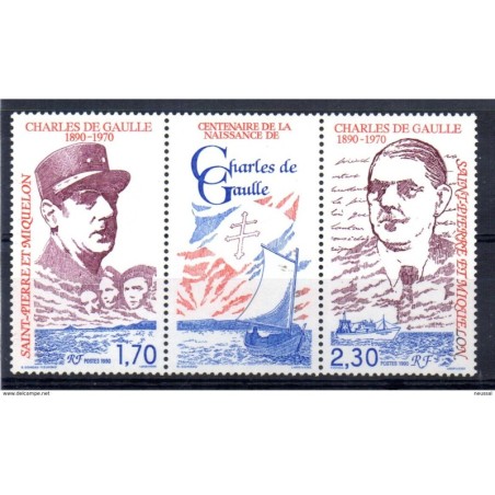 Sello  n 523A   saint pierre et miquelon