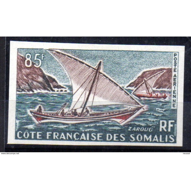 Sello de cote de somalis sin dentar Sello de cote de somalis sin dentar