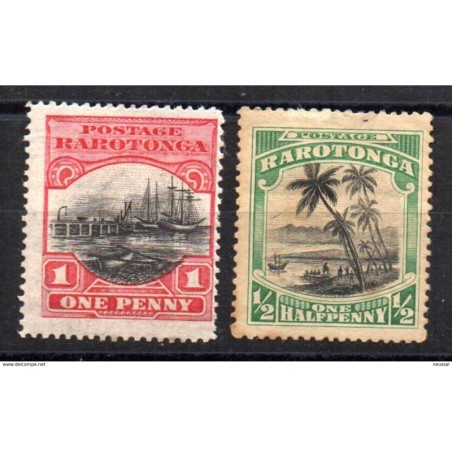 Sellos n 145  rarotonga